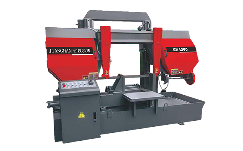 嘉鱼龙门带锯床运行中途停止切割产生的原因是什么？